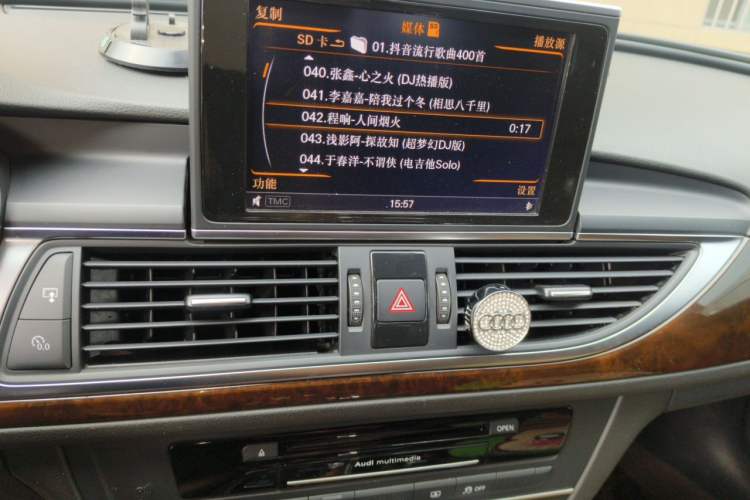 Used Audi A6L 2012 TFSI Comfort Model Audio And AC Panel