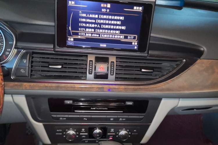 Used Audi A6L 2012 TFSI Standard Model Audio And AC Panel