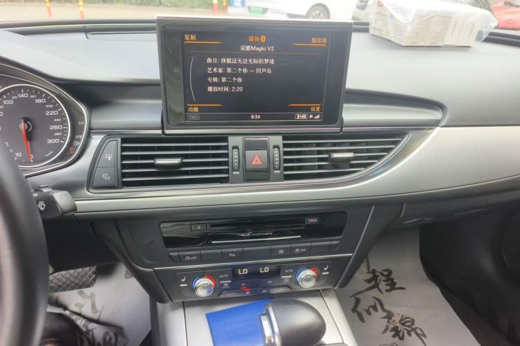 Used Audi A6L 2012 TFSI Comfort Model Audio And AC Panel