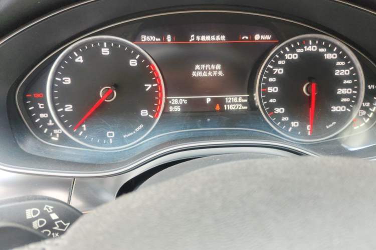 Used Audi A6L 2012 35 FSI quattro Luxury Model Odometer Close Up