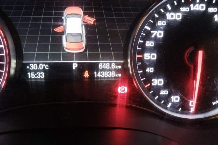 Used Audi A6L 2012 30 FSI Technology Edition Odometer Close Up