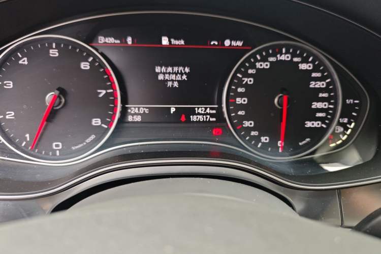 Used Audi A6L 2012 50 TFSI quattro Luxury Model Odometer Close Up