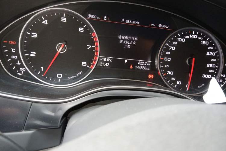 Used Audi A6L 2012 35 FSI Comfort Model Odometer Close Up