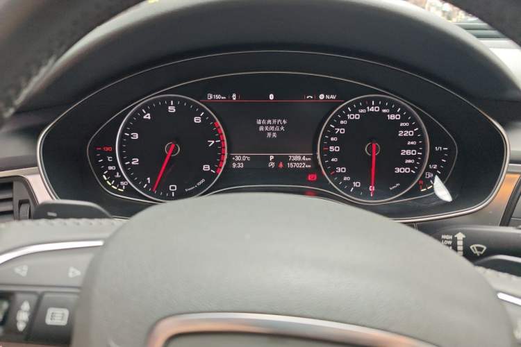 Used Audi A6L 2012 35 FSI Comfort Model Odometer Close Up