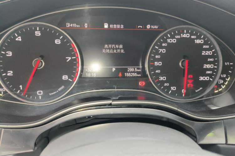 Used Audi A6L 2012 50 TFSI quattro Luxury Model Odometer Close Up