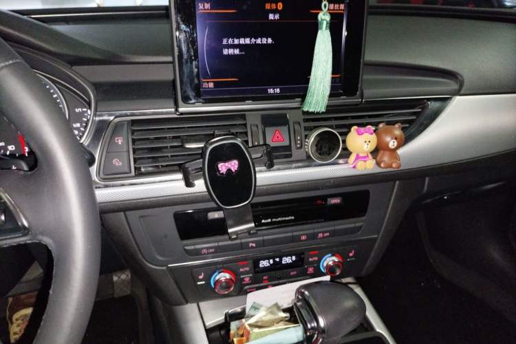 Used Audi A6L 2012 TFSI Comfort Model Audio And AC Panel