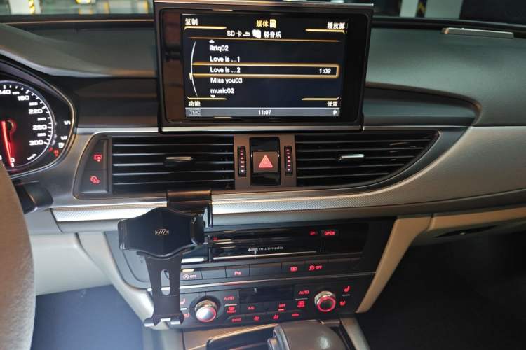 Used Audi A6L 2014 TFSI Comfort Model Audio And AC Panel