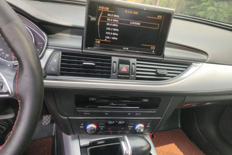 Used Audi A6L 2014 TFSI Comfort Model Audio And AC Panel