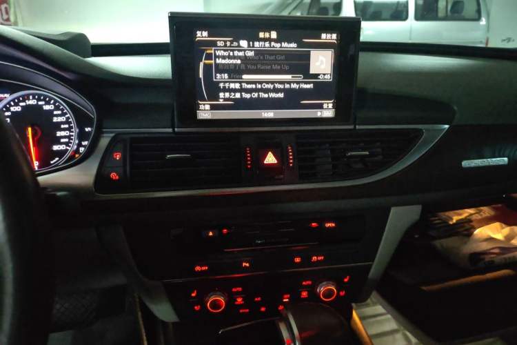 Used Audi A6L 2014 50 TFSI quattro Luxury Model Audio And AC Panel
