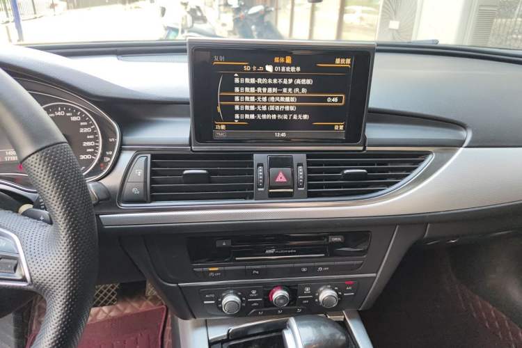 Used Audi A6L 2014 TFSI Standard Model Audio And AC Panel
