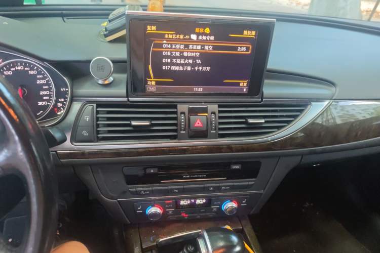 Used Audi A6L 2014 TFSI Comfort Model Audio And AC Panel