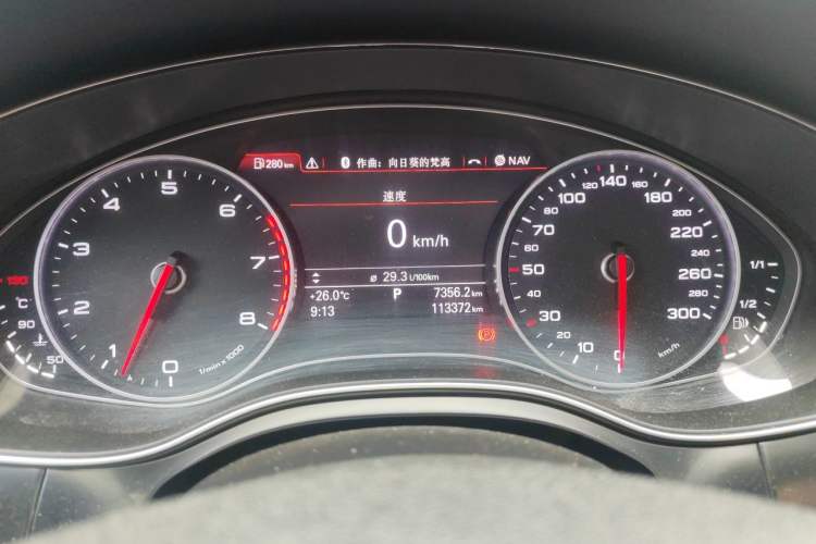 Used Audi A6L 2014 35 FSI quattro Luxury Model Instrument Cluster