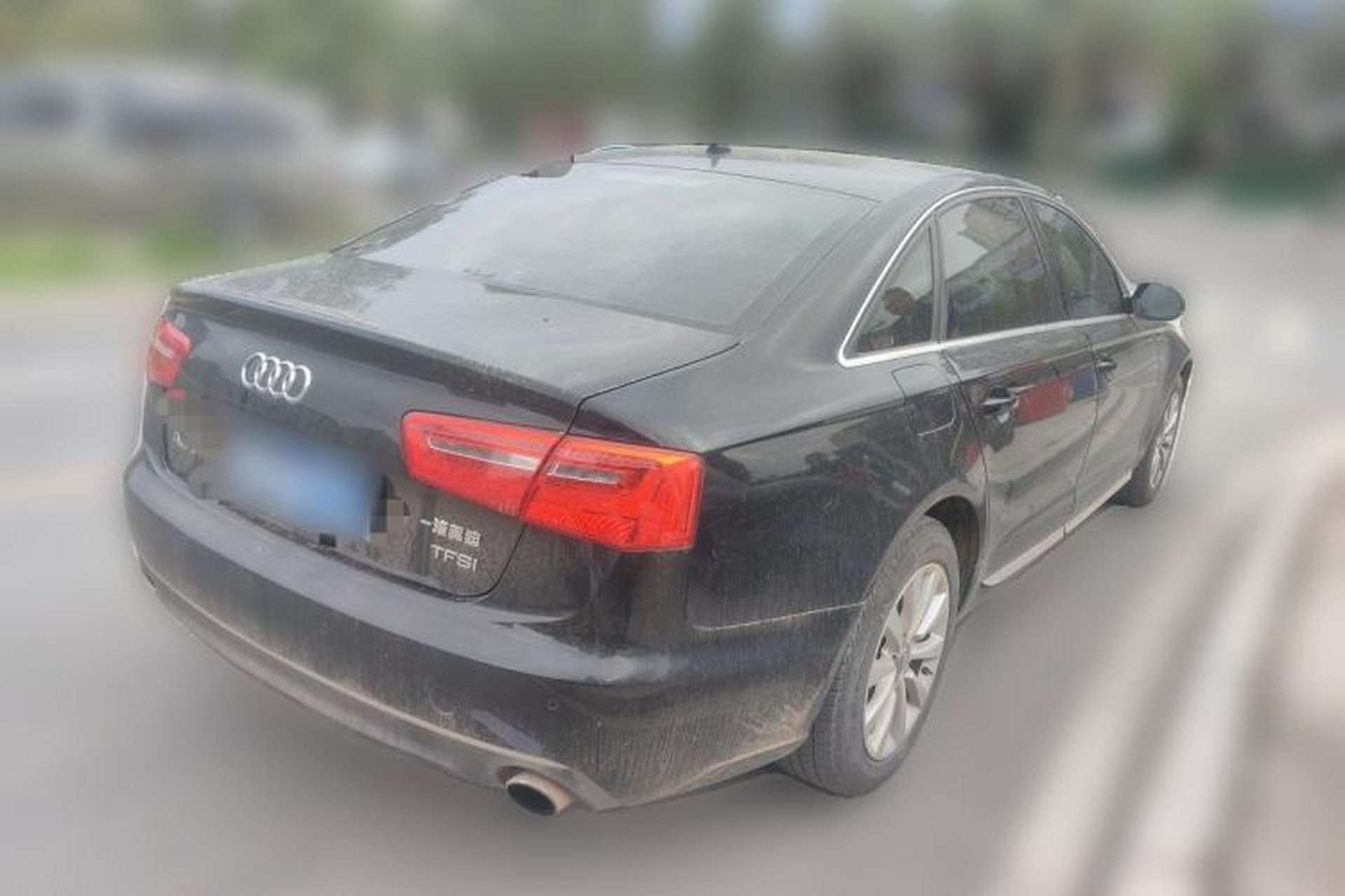 Used Audi A6L 2014 TFSI Standard Model Rear Right 45 Deg