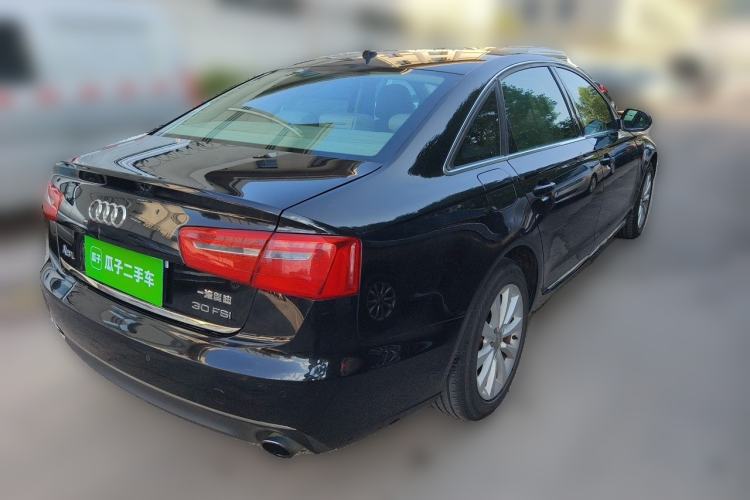 Used Audi A6L 2014 TFSI Standard Model Rear Right 45 Deg