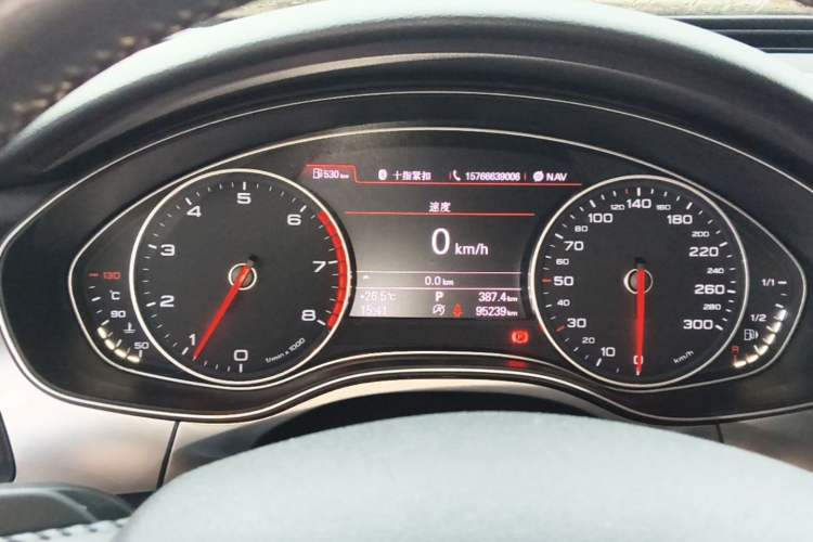 Used Audi A6L 2014 TFSI Comfort Model Instrument Cluster