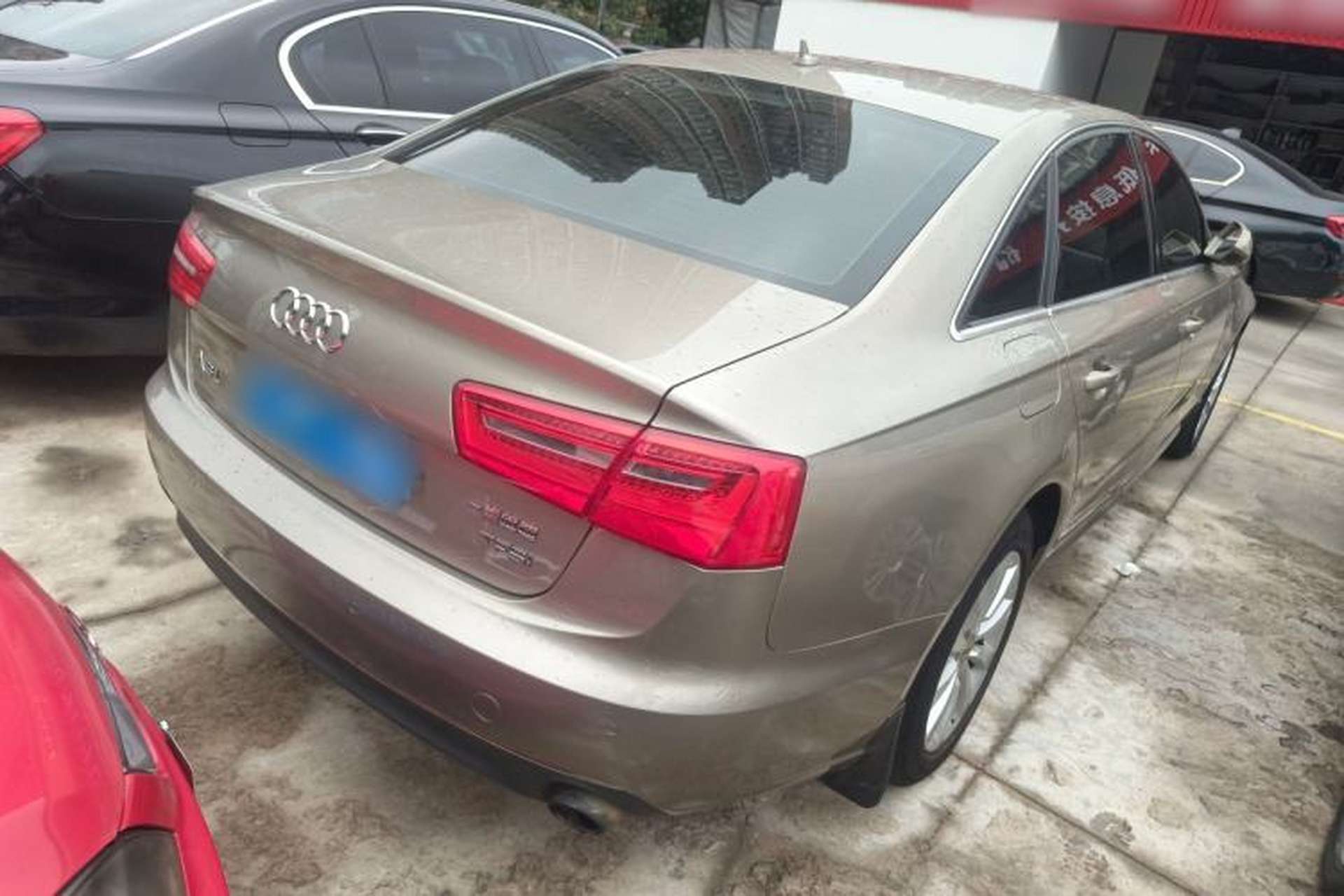 Used Audi A6L 2014 TFSI Standard Model Rear Right 45 Deg