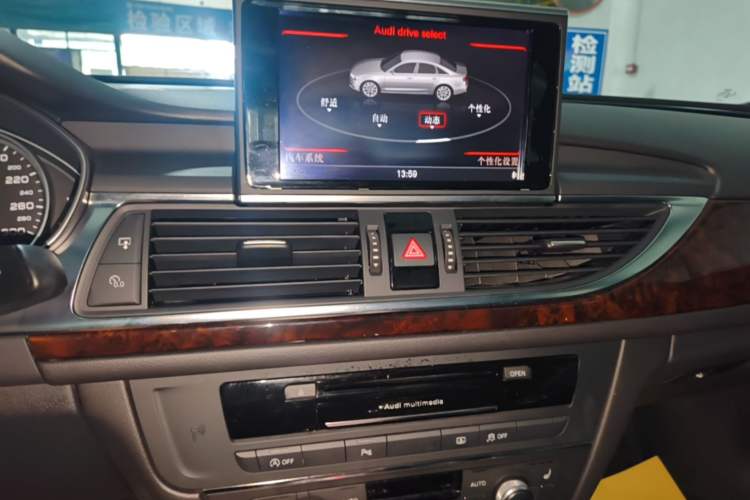 Used Audi A6L 2014 30 FSI Comfort Model Audio And AC Panel