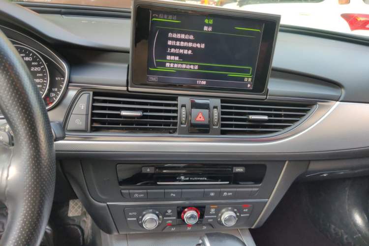 Used Audi A6L 2014 TFSI Comfort Model Audio And AC Panel