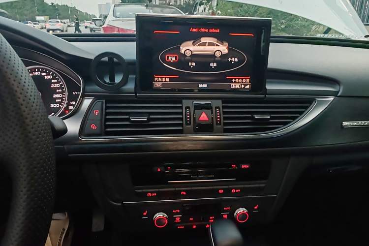 Used Audi A6L 2014 30 FSI Comfort Model Audio And AC Panel