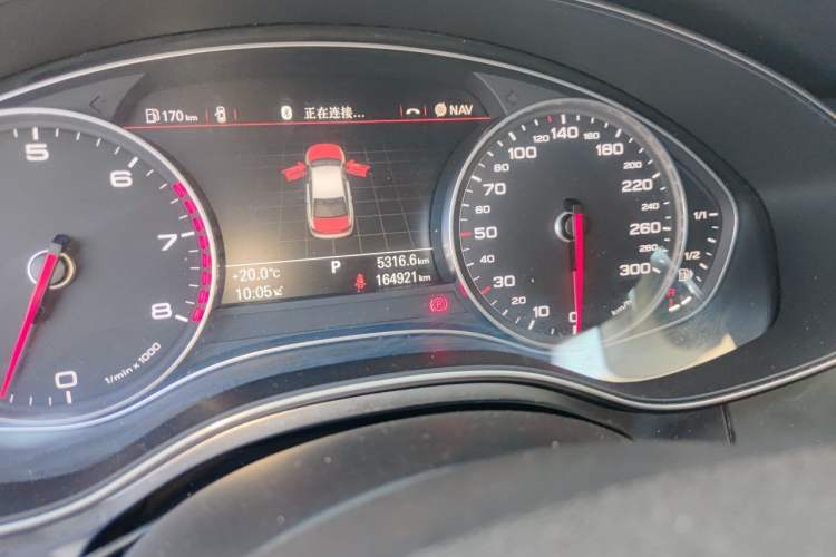 Used Audi A6L 2015 30 FSI Millionth Anniversary Comfort Model Odometer Close Up