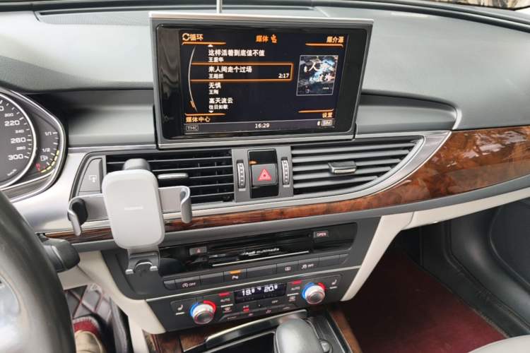 Used Audi A6L 2016 30 FSI Comfort Version Audio And AC Panel