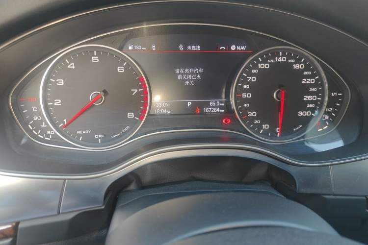 Used Audi A6L 2016 TFSI Technology Edition Odometer Close Up