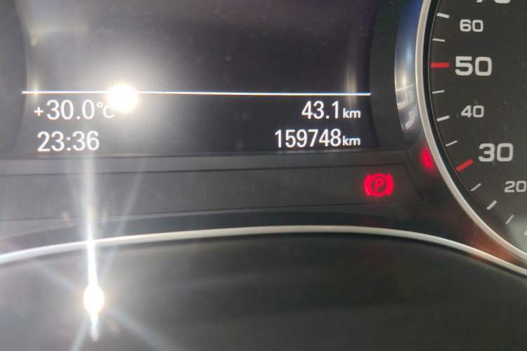 Used Audi A6L 2016 50 TFSI quattro Prestige Edition Odometer Close Up