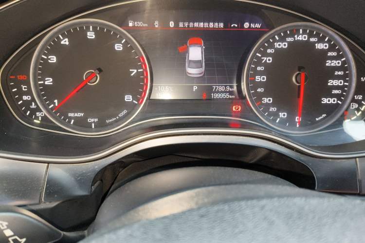 Used Audi A6L 2016 TFSI Technology Edition Odometer Close Up