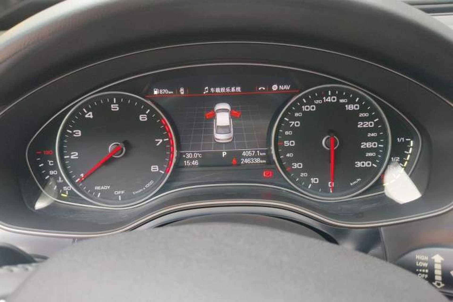 Used Audi A6L 2016 30 FSI Comfort Version Odometer Close Up
