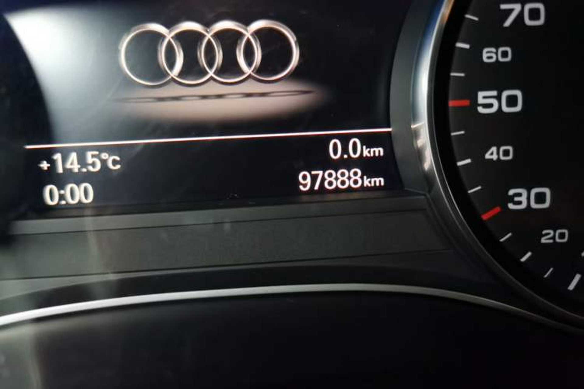 Used Audi A6L 2016 TFSI Technology Edition Odometer Close Up