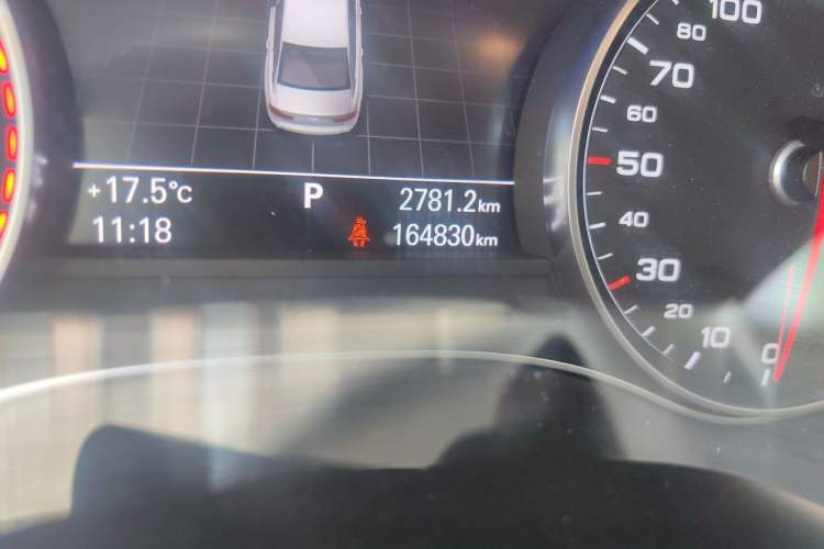 Used Audi A6L 2016 TFSI Technology Edition Odometer Close Up
