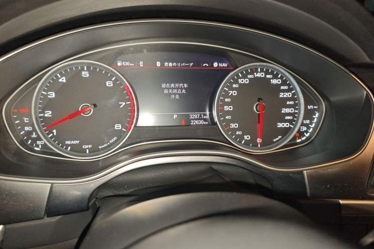 Used Audi A6L 2016 45 TFSI quattro Sport Edition Odometer Close Up