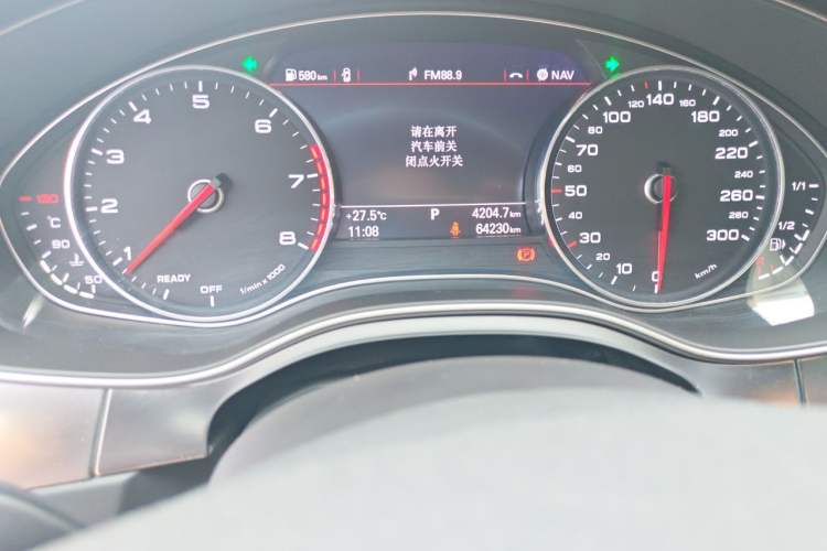 Used Audi A6L 2016 TFSI Technology Edition Odometer Close Up
