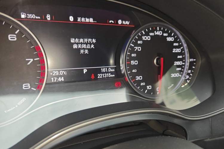 Used Audi A6L 2016 TFSI Technology Edition Odometer Close Up