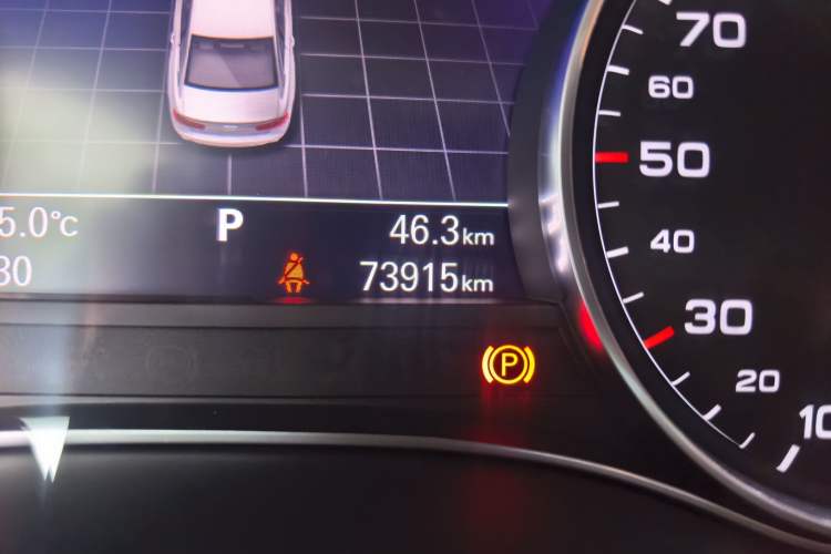 Used Audi A6L 2016 45 TFSI quattro Sport Edition Odometer Close Up