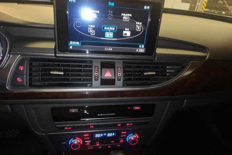 Used Audi A6L 2017 30 FSI Comfort Model Audio And AC Panel