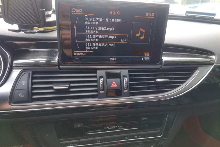 Used Audi A6L 2017 TFSI Technology Edition Audio And AC Panel