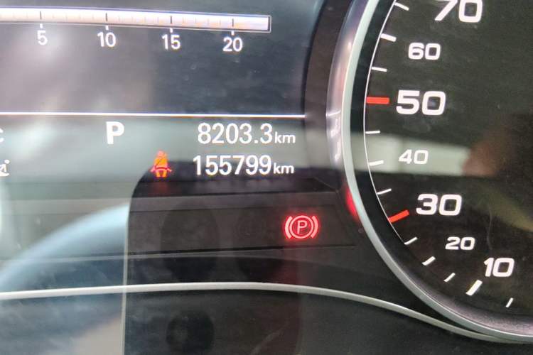 Used Audi A6L 2017 45 TFSI quattro Sport Edition Odometer Close Up
