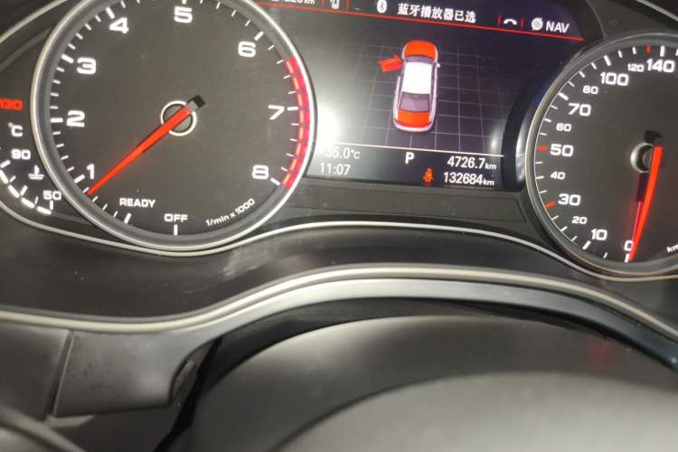 Used Audi A6L 2017 45 TFSI quattro Sport Edition Odometer Close Up