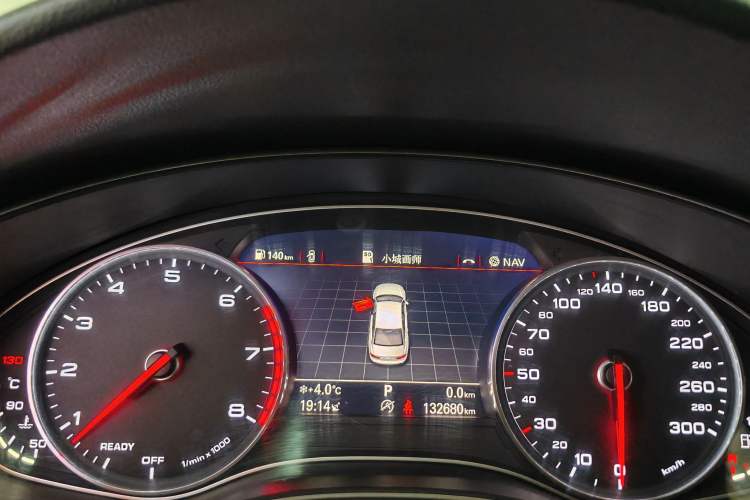 Used Audi A6L 2017 30 FSI Technology Model Odometer Close Up