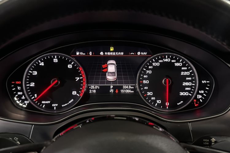 Used Audi A6L 2017 45 TFSI quattro Sport Edition Odometer Close Up