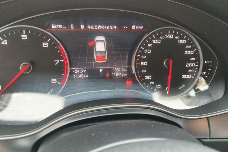 Used Audi A6L 2017 45 TFSI quattro Sport Edition Odometer Close Up