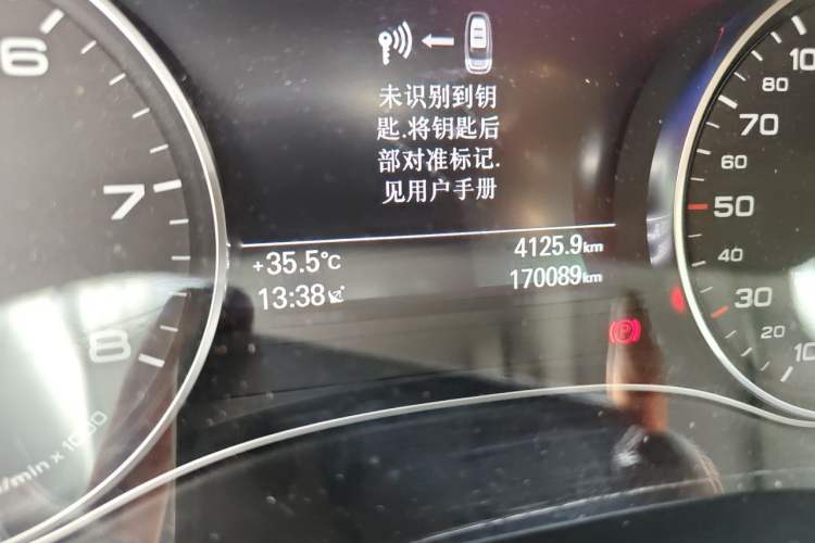 Used Audi A6L 2017 TFSI Technology Edition Odometer Close Up