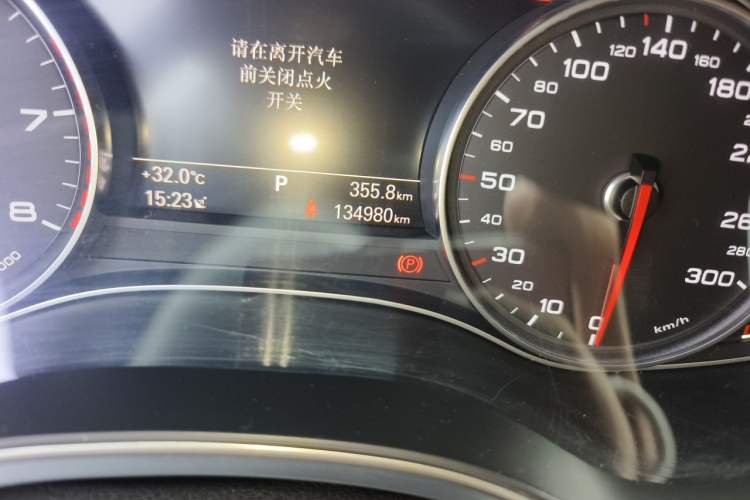 Used Audi A6L 2017 50 TFSI quattro Prestige Edition Odometer Close Up