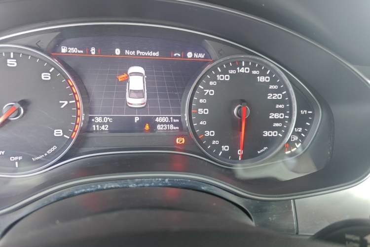 Used Audi A6L 2017 30 FSI Technology Model Odometer Close Up
