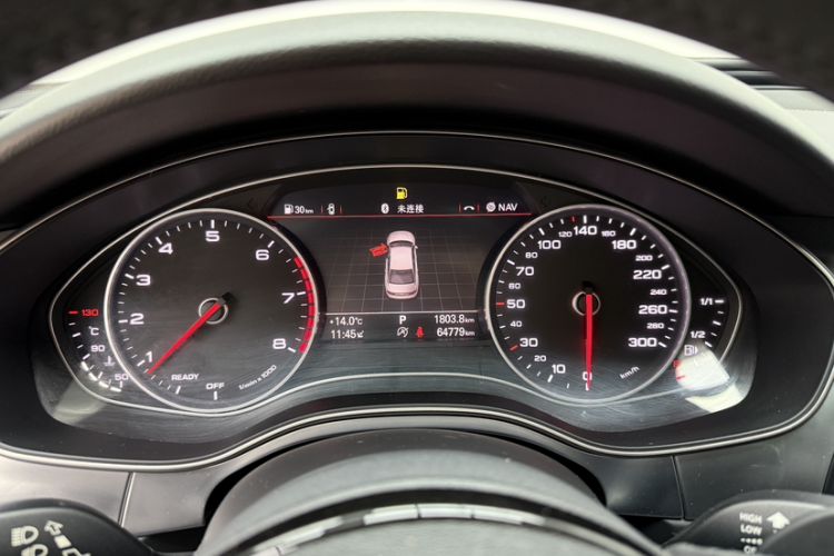 Used Audi A6L 2017 45 TFSI quattro Sport Edition Odometer Close Up