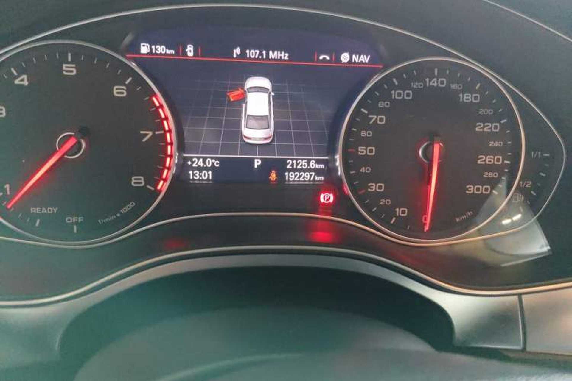 Used Audi A6L 2017 30 FSI Technology Model Odometer Close Up