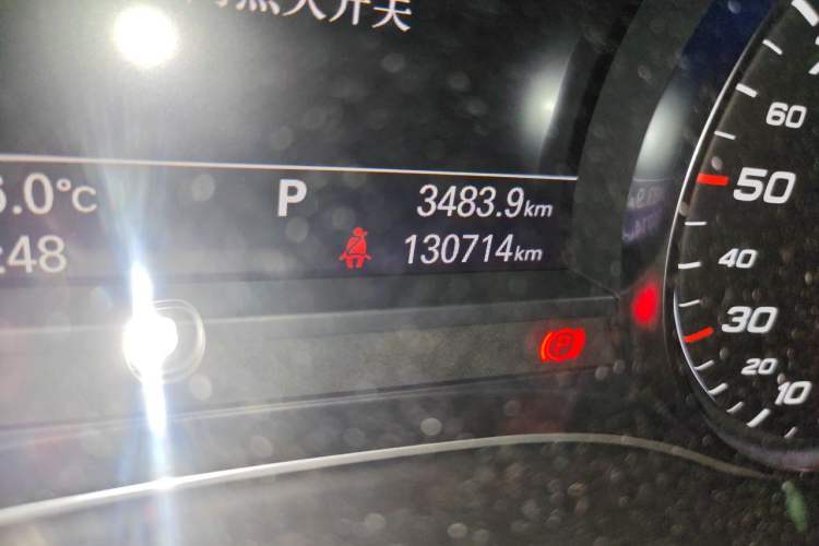 Used Audi A6L 2017 TFSI Technology Edition Odometer Close Up