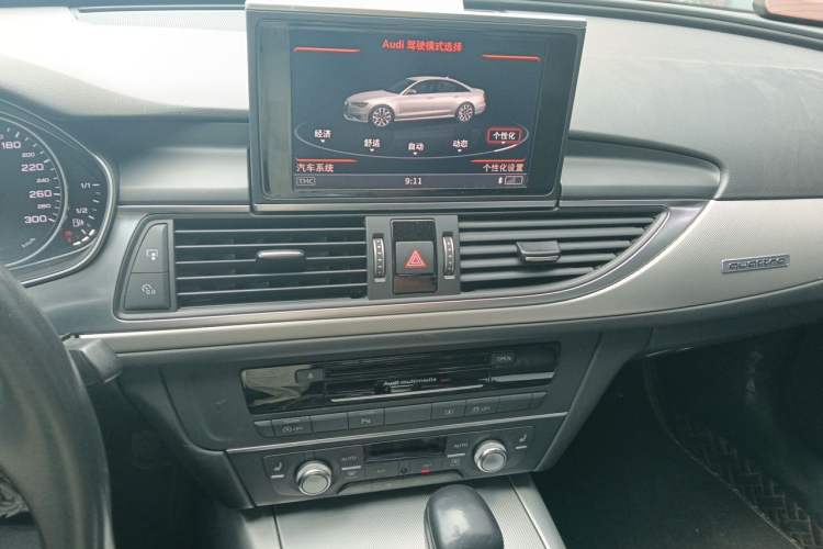 Used Audi A6L 2018 30th Anniversary Edition 45 TFSI quattro Sport model Audio And AC Panel