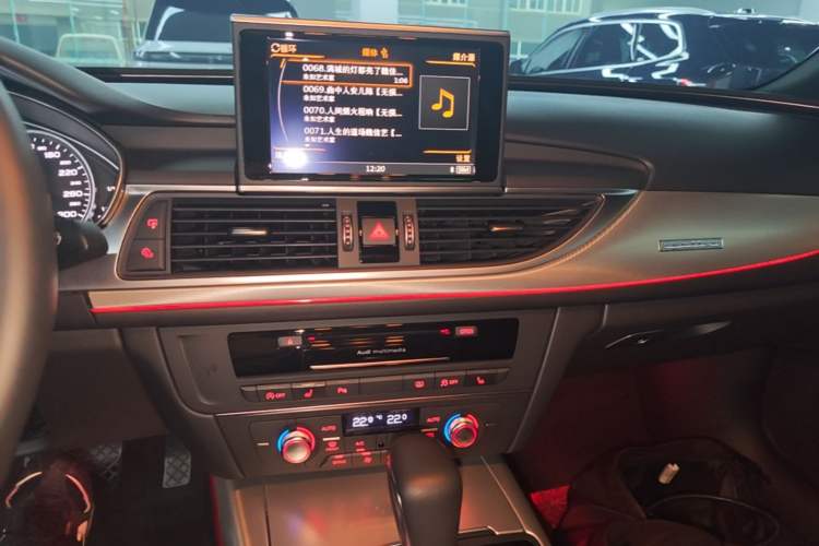 Used Audi A6L 2018 30th Anniversary Edition 45 TFSI quattro Sport model Audio And AC Panel